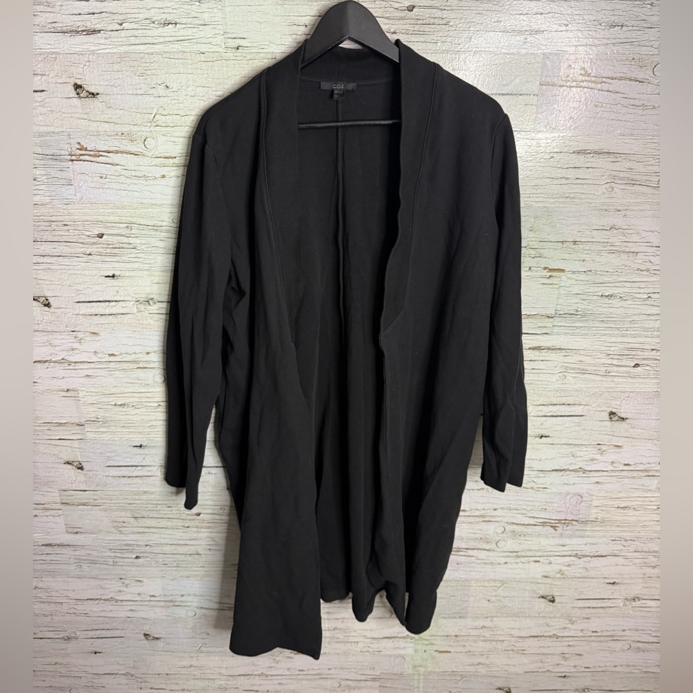 COS Cardigan jacket sweater black size large